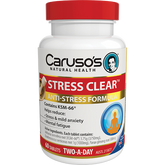 Caruso's Natural Health Stress Clear 60 Tablets